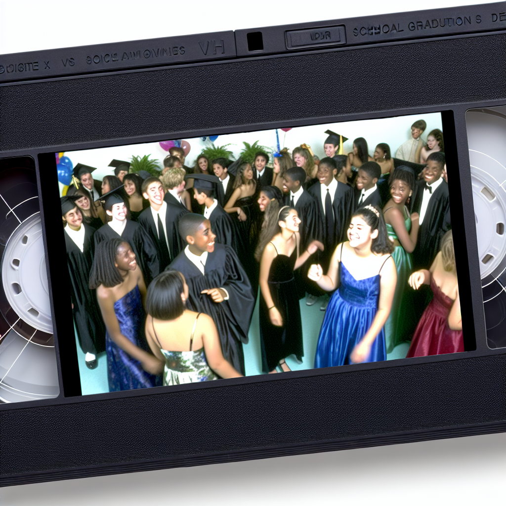 Воскресите воспоминания: оцифровка видеокассеты с незабываемого выпускного бала в школе